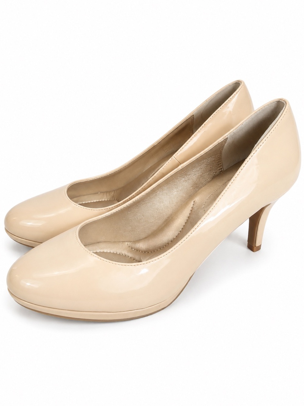 Kelly and Katie Classic Nude Mid Heel Pumps size 8